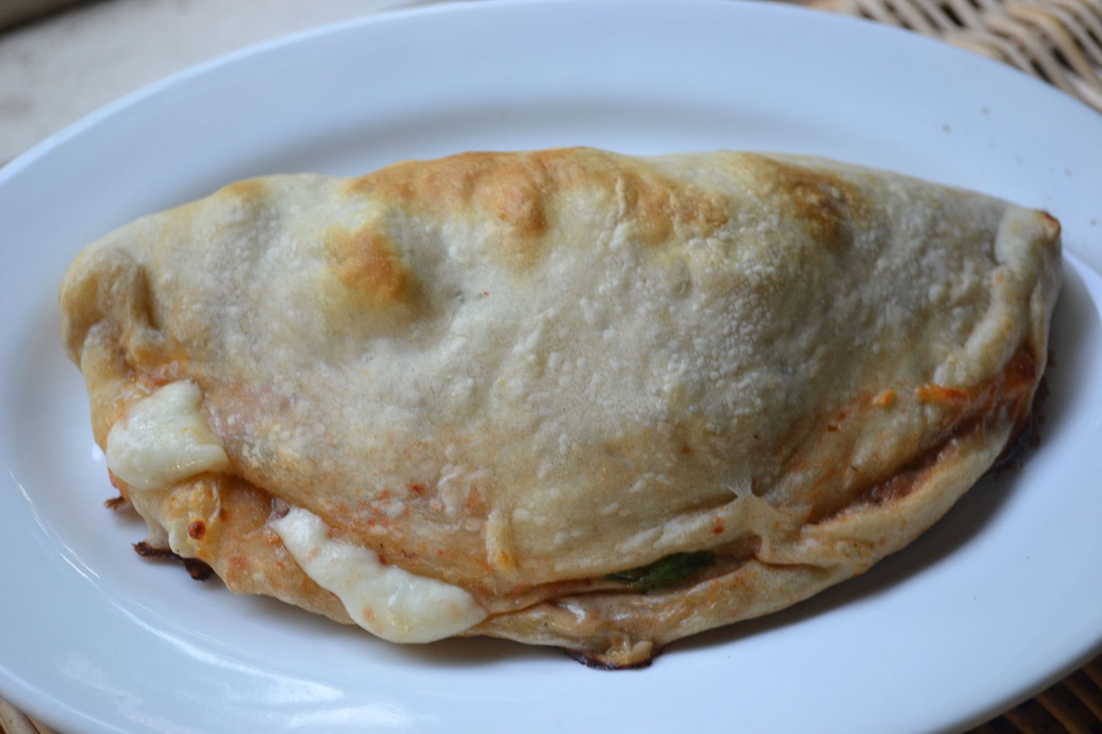 Breakfast Calzone and Pasta Fagioli