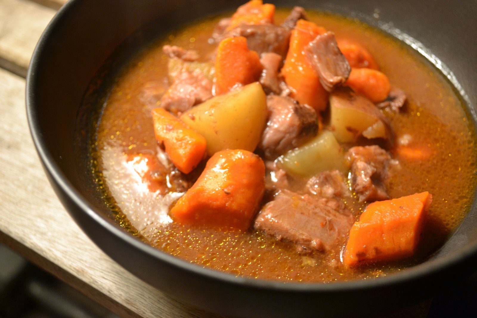 Beef Shank Stew and No Power