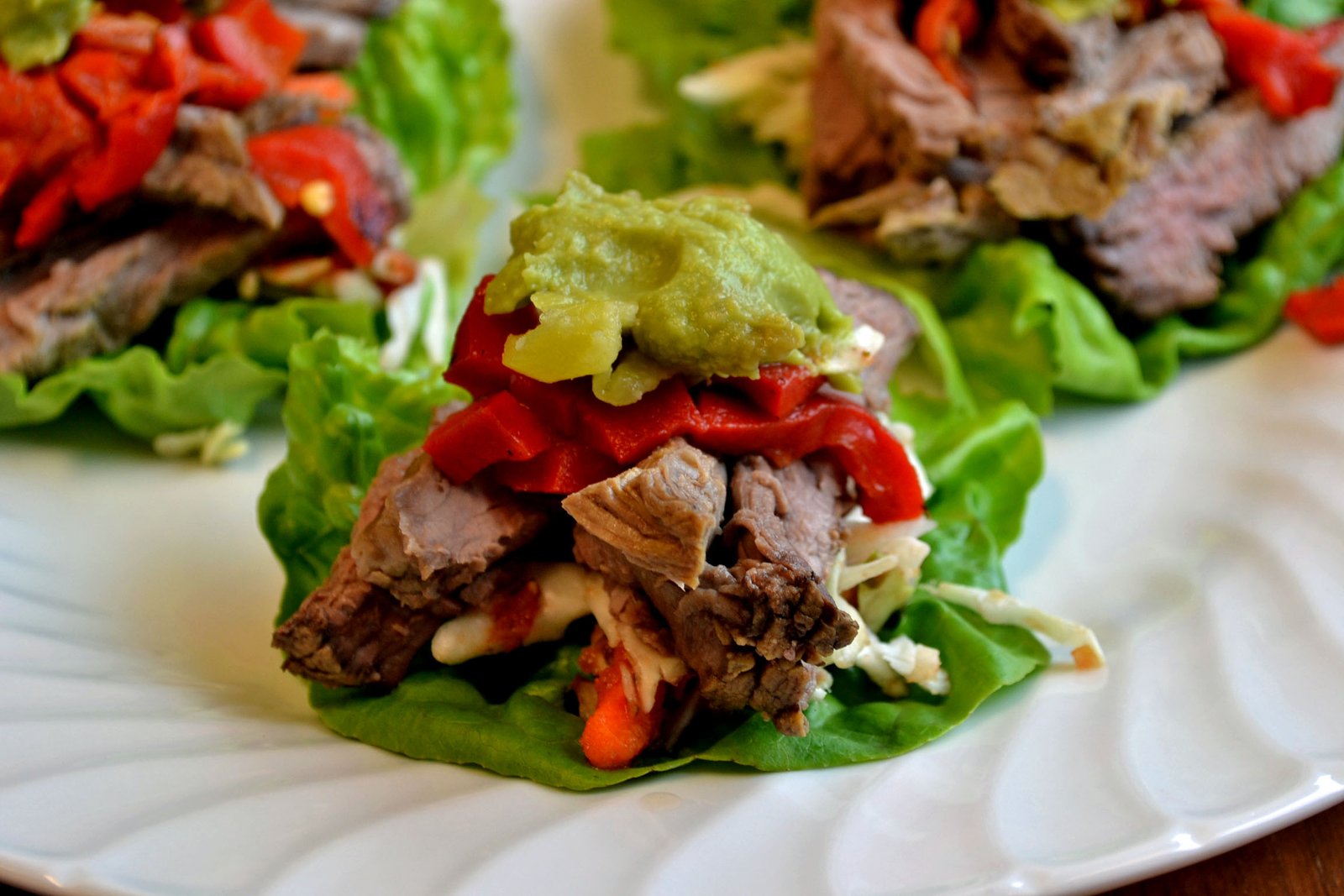 Spicy Beef Lettuce Wraps