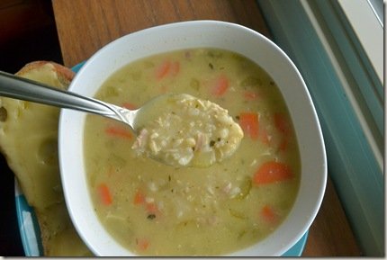 Creamy Chicken Rice Soup