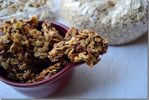 Cinnamon Honey Granola Clusters