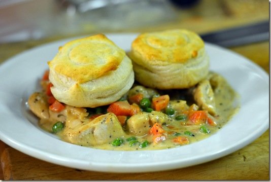 Stovetop Chicken Pot Pie for Two