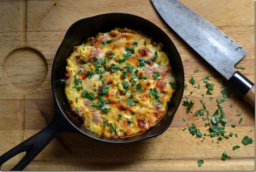 Leftover French Fry Breakfast Skillet