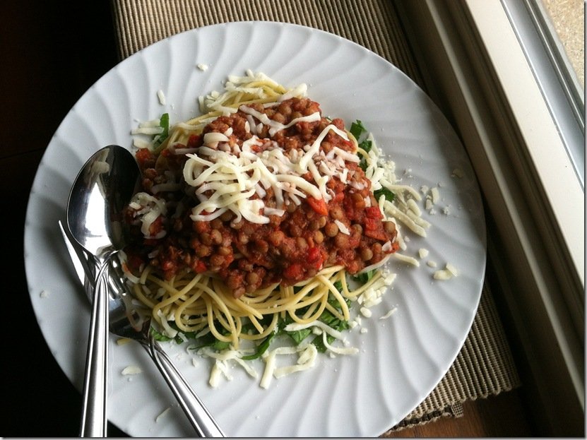 Lentil Bolognese