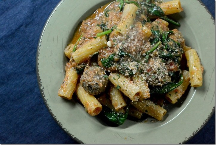 Ricotta Pan Pasta with Jennie-O Turkey Meatballs