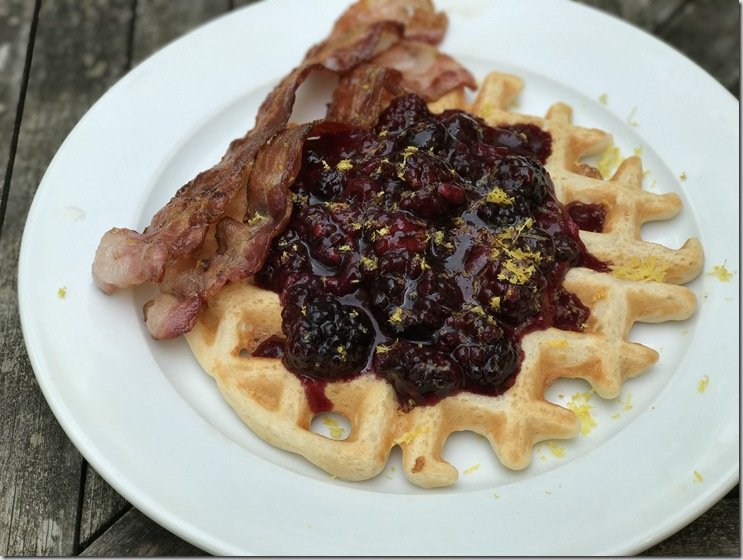 Vegan Lemon Waffles and Weekly WI