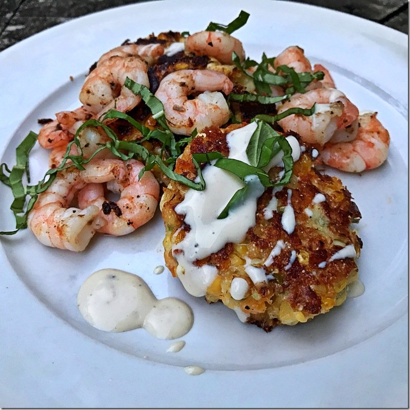 Jalapeno Basil Corn Fritters