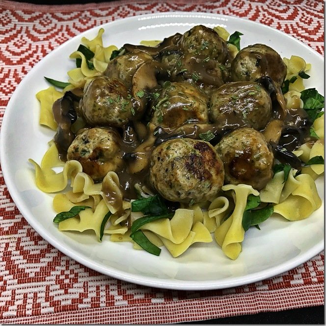 Chicken Marsala Meatballs