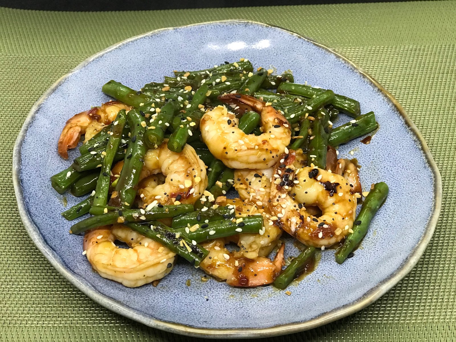 Shrimp and Green Bean Stir Fry