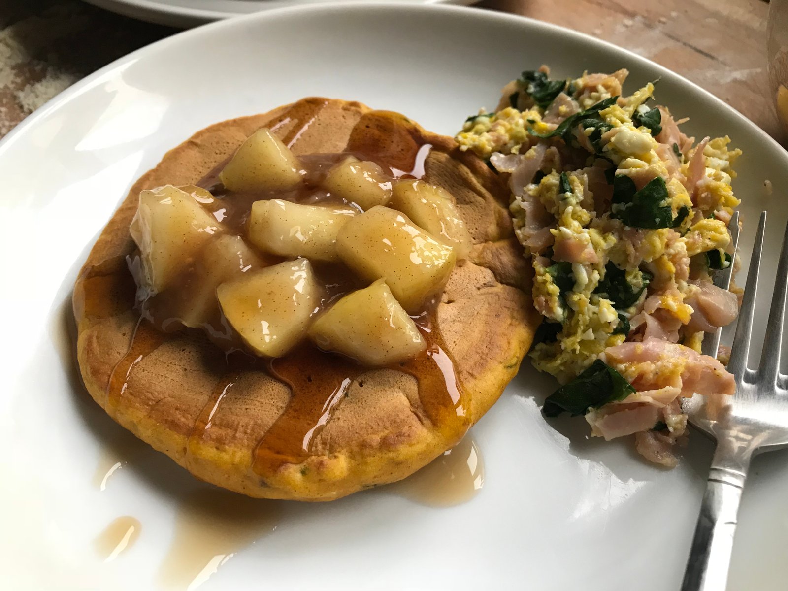 Pumpkin Zucchini Pancakes