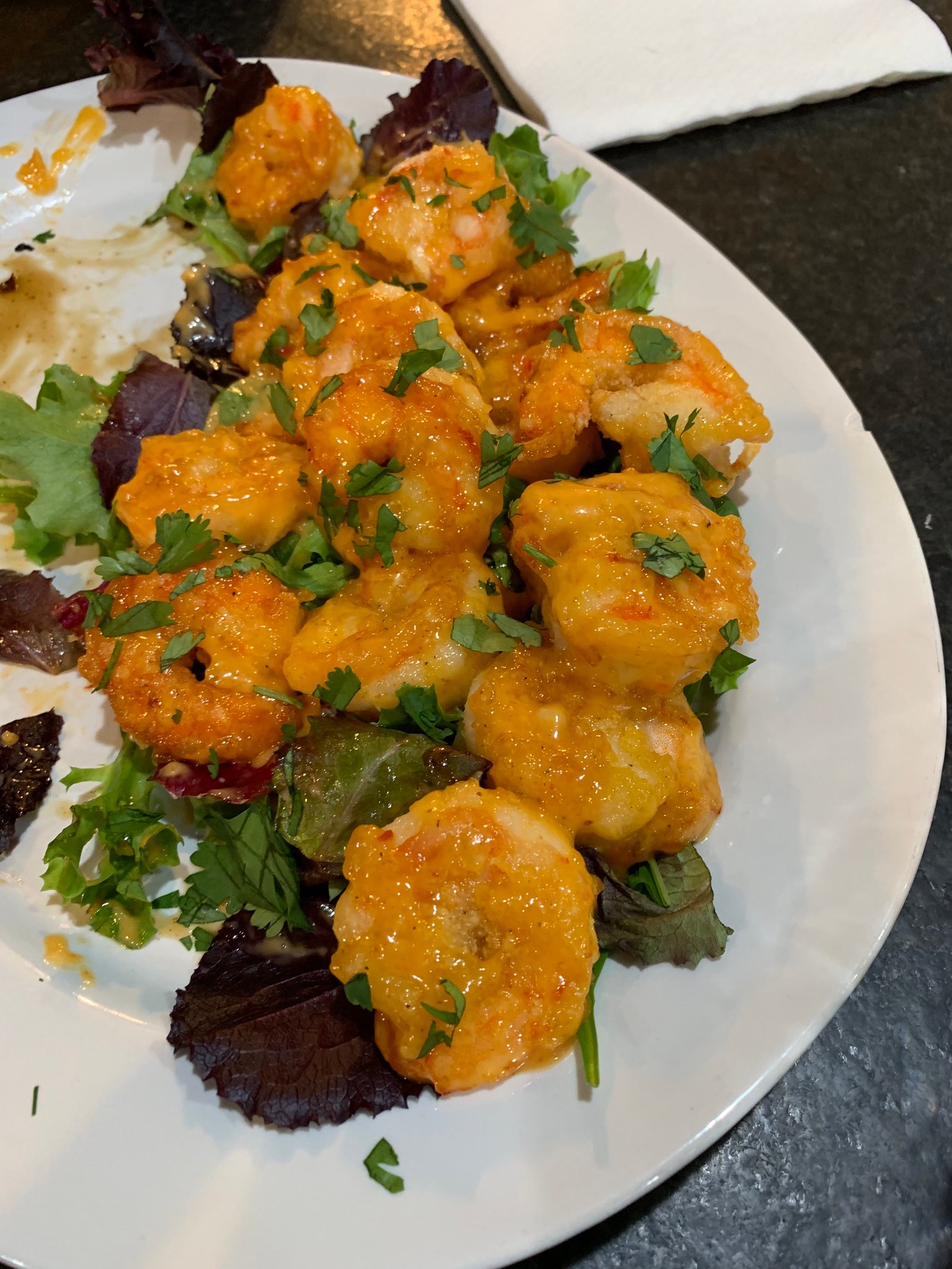 Bang Bang Shrimp Salad