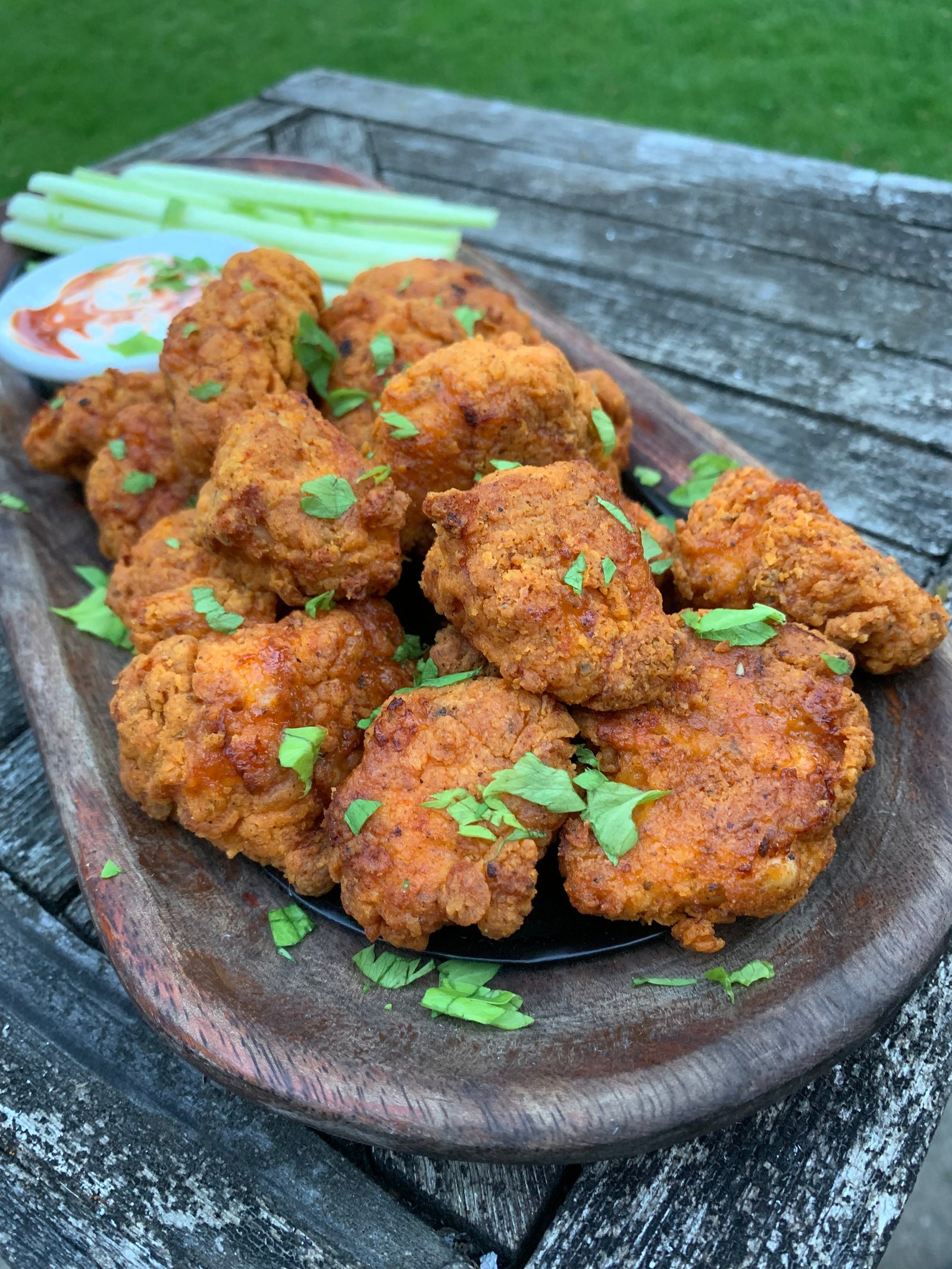 Blackened Popcorn Chicken