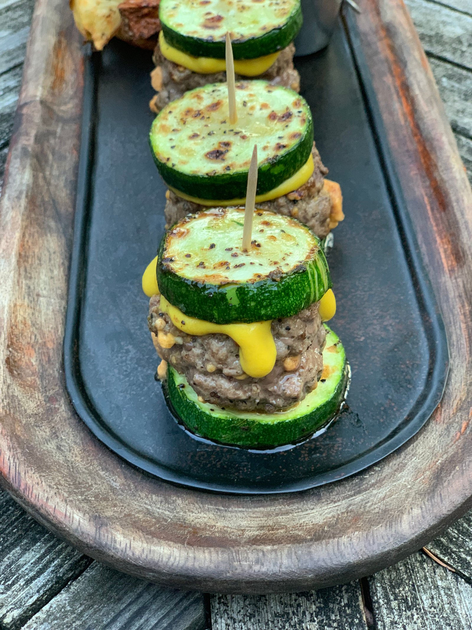 Zucchini Beef Sliders