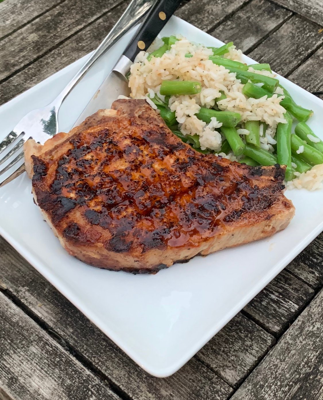 Key Lime BBQ Pork Chops