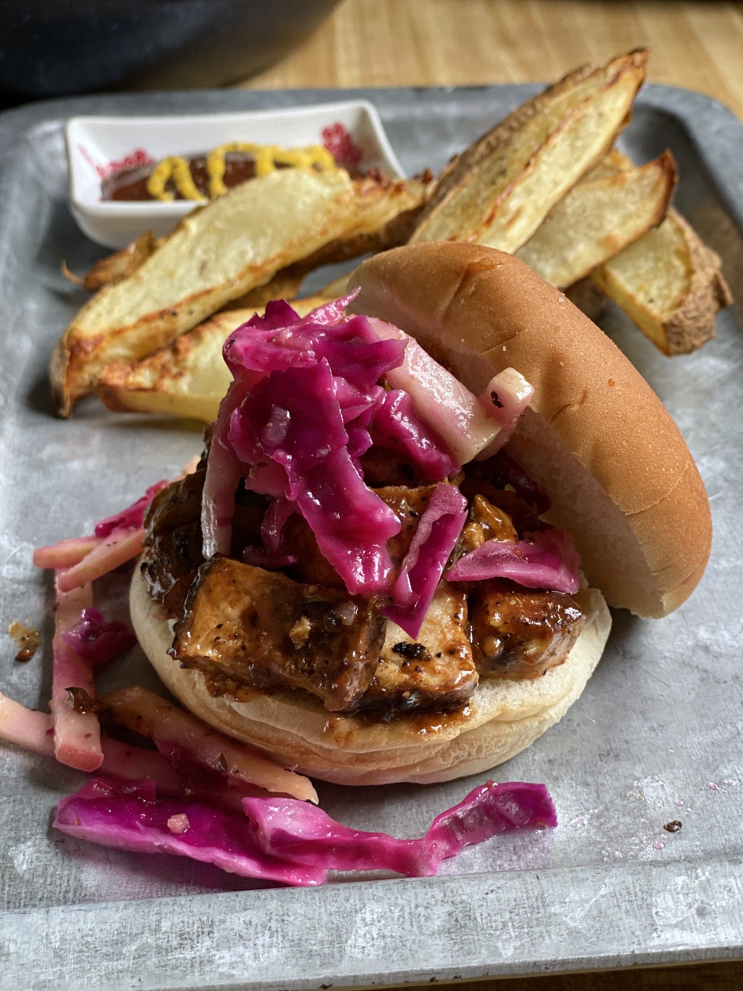 Skinny Pork BBQ Sandwiches