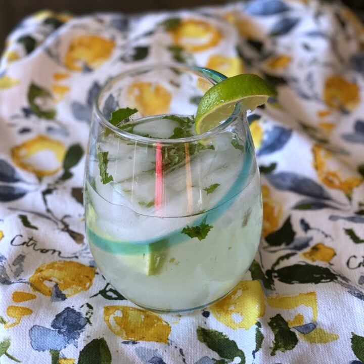 Mock Mojito with Sugar Free Simple Syrup