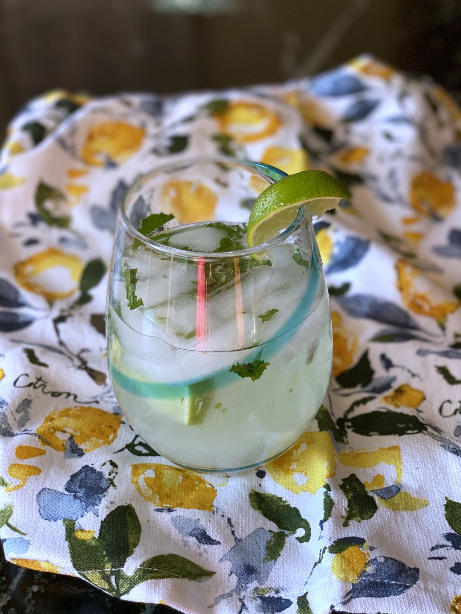 Mock Mojito with Sugar Free Simple Syrup