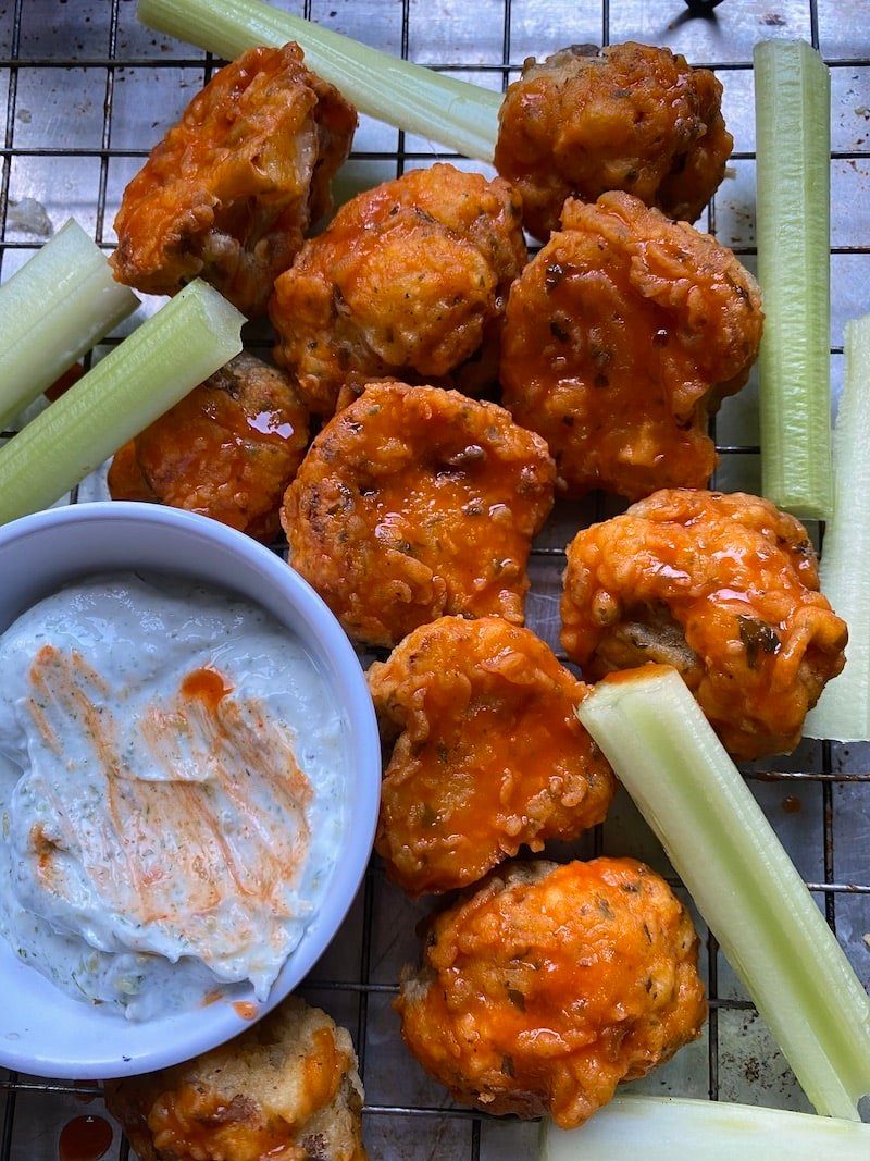 Buffalo Cauliflower Bites