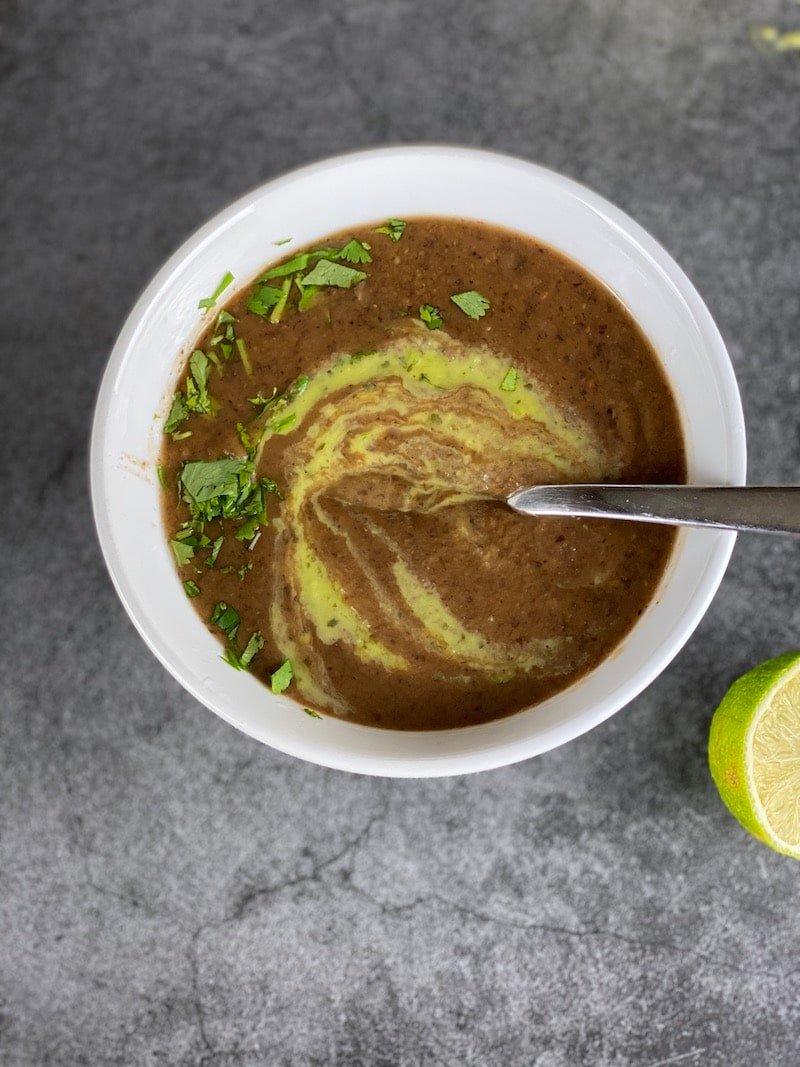 Instant Pot Black Bean Soup