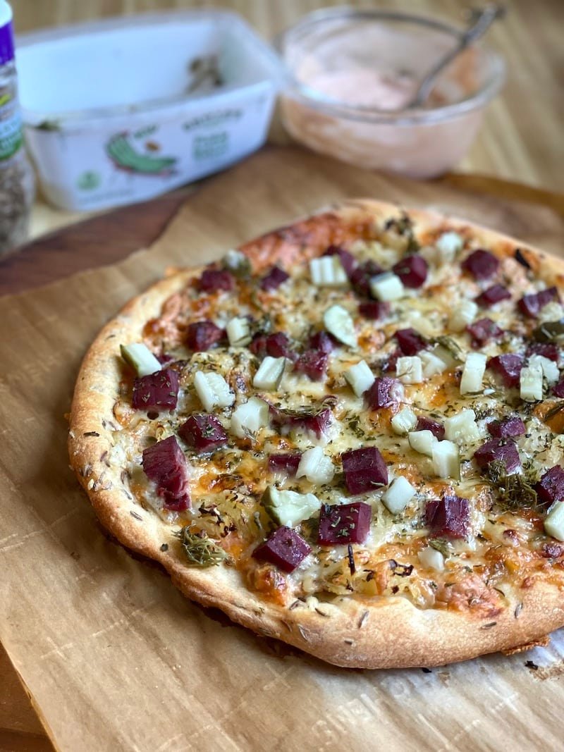 Reuben Pizza