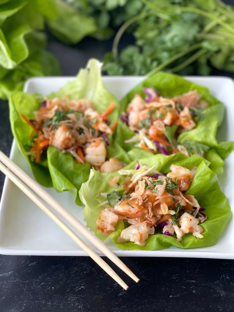 Shrimp Lettuce Cups