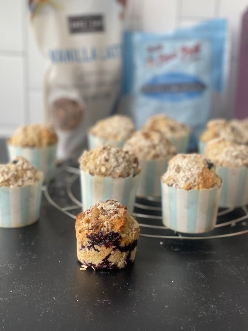 Blueberry Coffee Cake Muffins