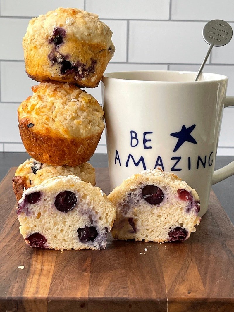 Buttermilk Blueberry Muffins