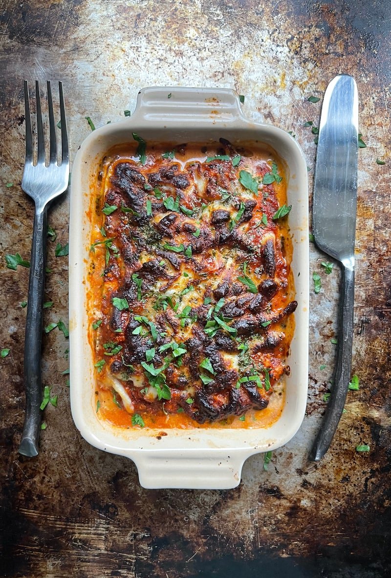 Zucchini Lasagna with Pork Ragu