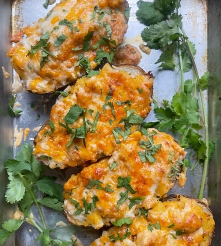 Delicata Squash Twice Baked Potatoes