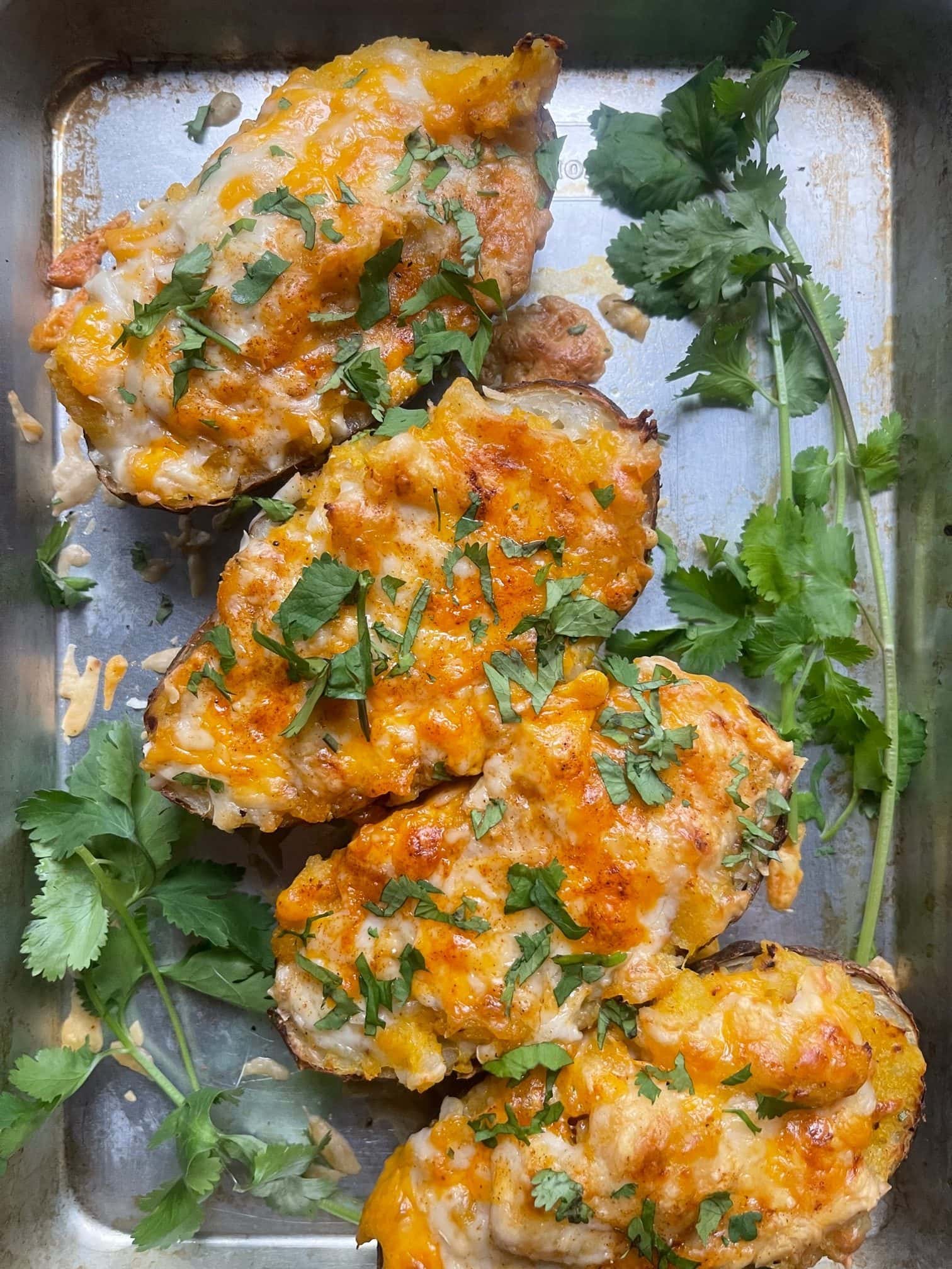 Delicata Squash Twice Baked Potatoes