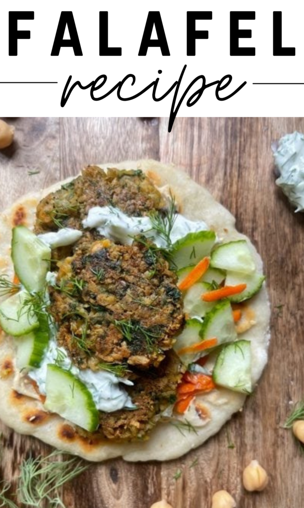 A great meatless meal idea is this vegan falafel recipe. It's made with chickpeas, tahini, giardinera and a handful of spices. If you're looking for a simple and healthy Weight Watchers lunch or dinner idea, just serve with rice and a salad, or in naan with tzatziki.