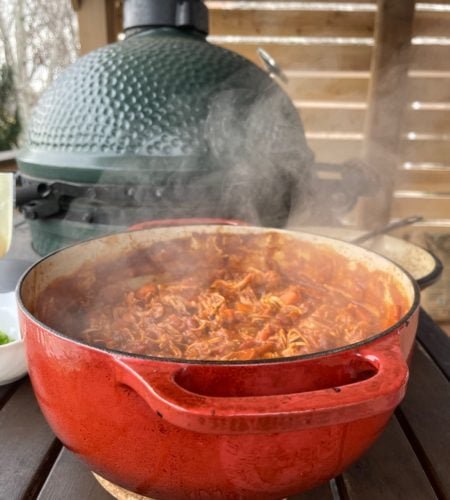 Grilled Buffalo Chicken Chili