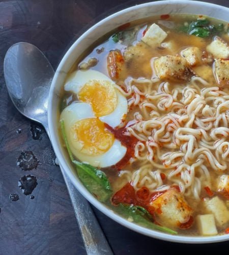 Salt and Pepper Tofu Ramen