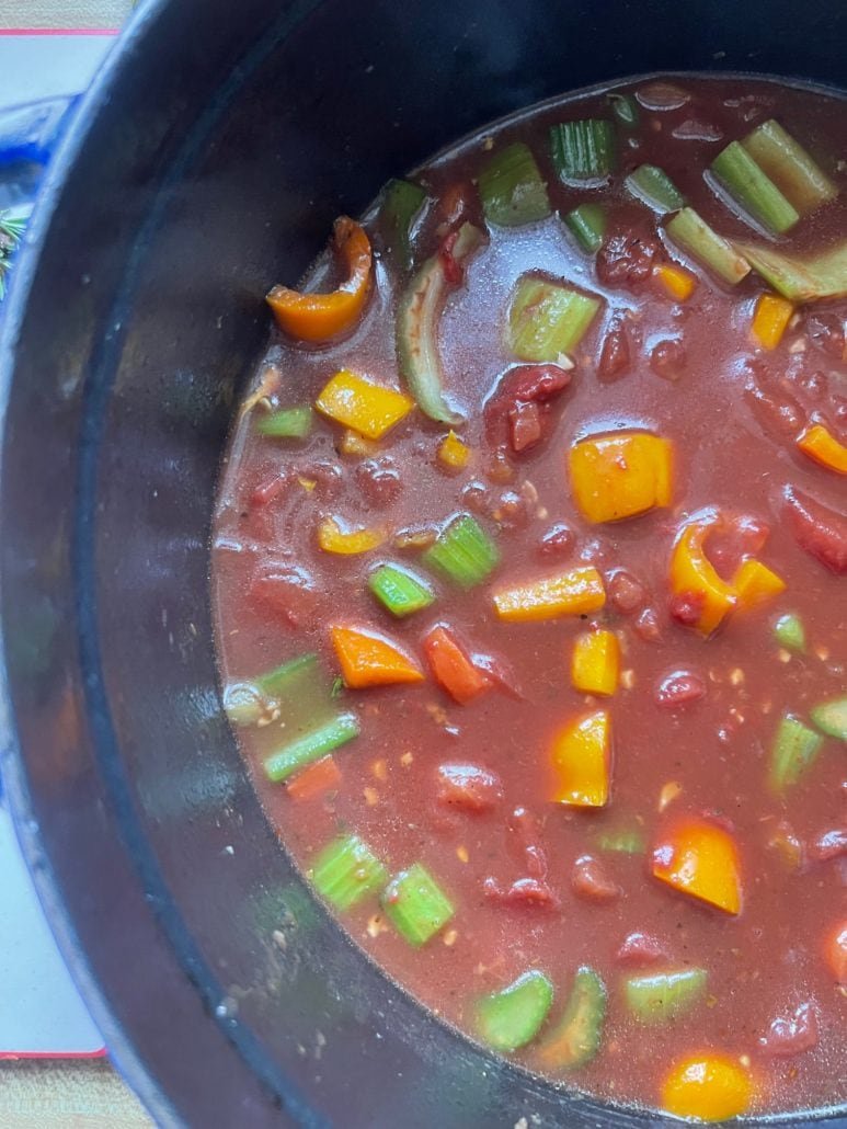 This is a photo of veggies for beef stew