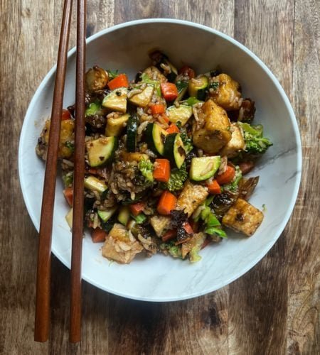 Salt and Pepper Tofu Stir Fry