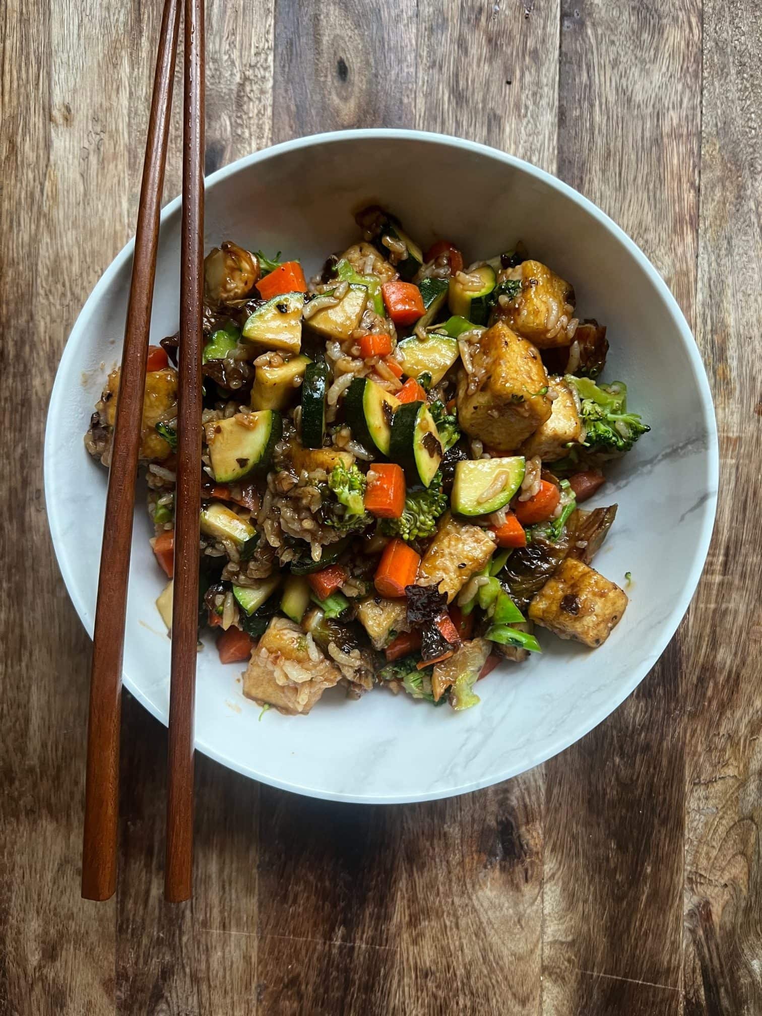 Salt and Pepper Tofu Stir Fry