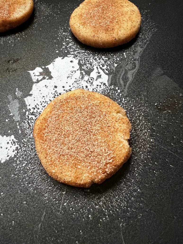 snickerdoodle cookies ready for the oven