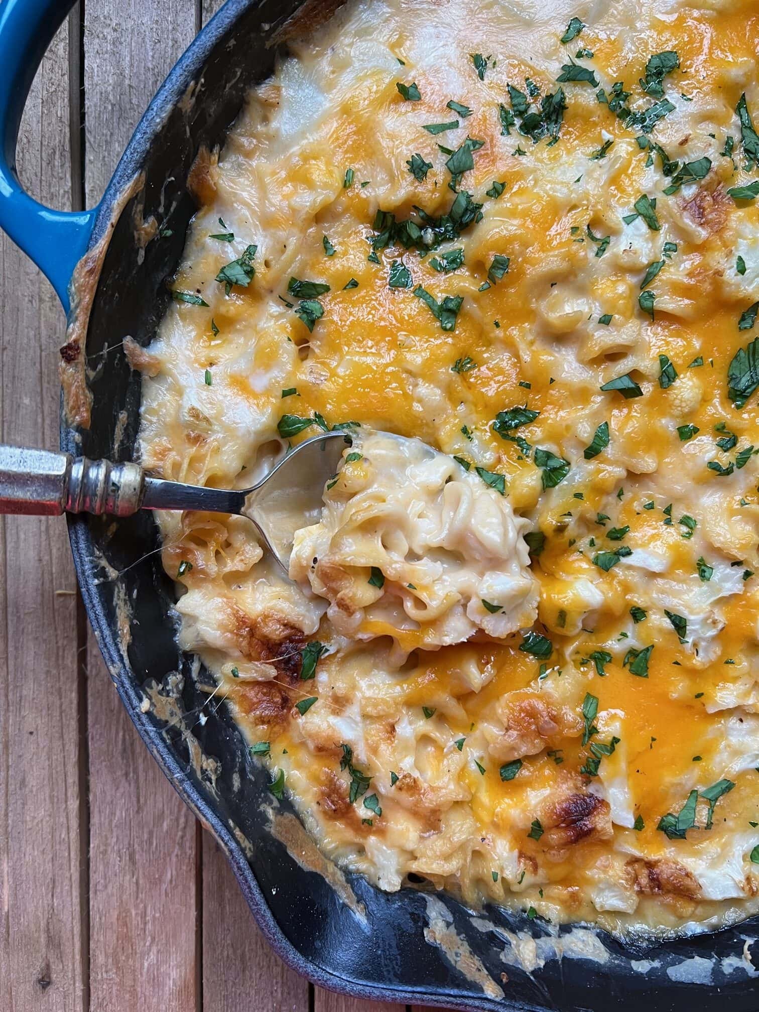 Low Carb Cauliflower Macaroni and Cheese