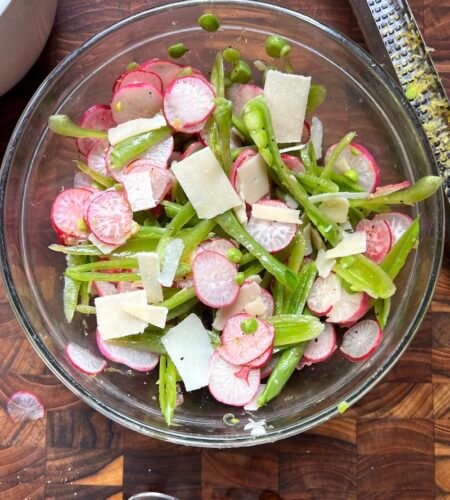 Sugar Snap Pea and Radish Salad