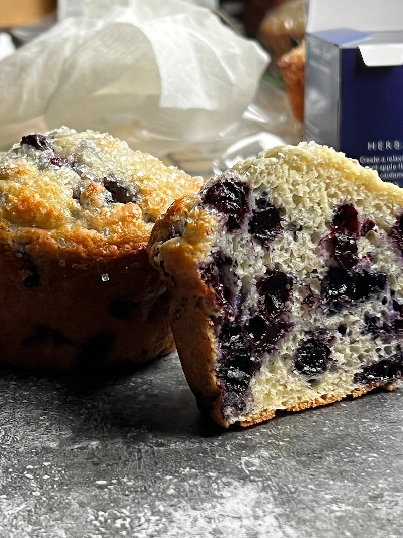 Jumbo Blueberry Lemon Muffins