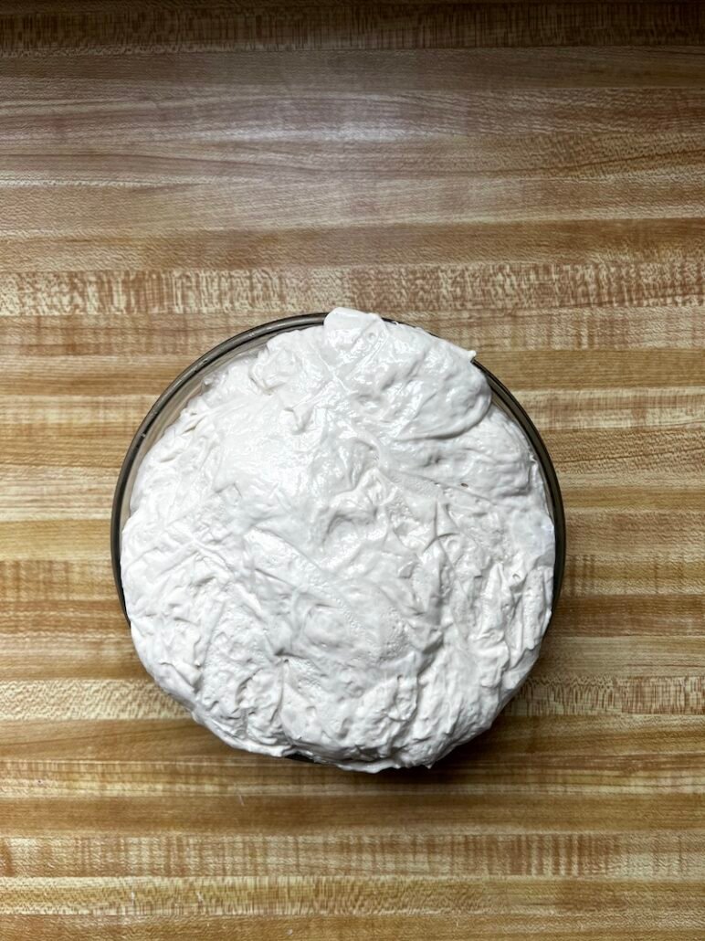 sourdough in a bowl