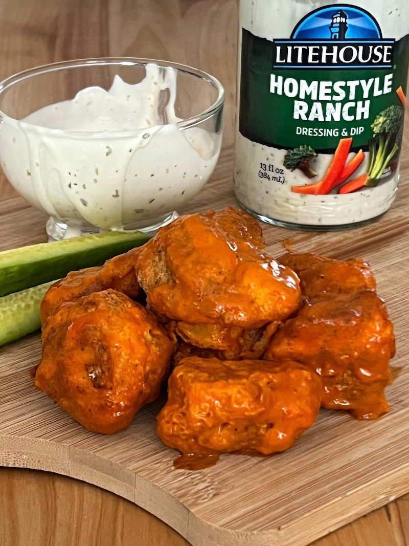 Crispy Air Fryer Buffalo Cauliflower