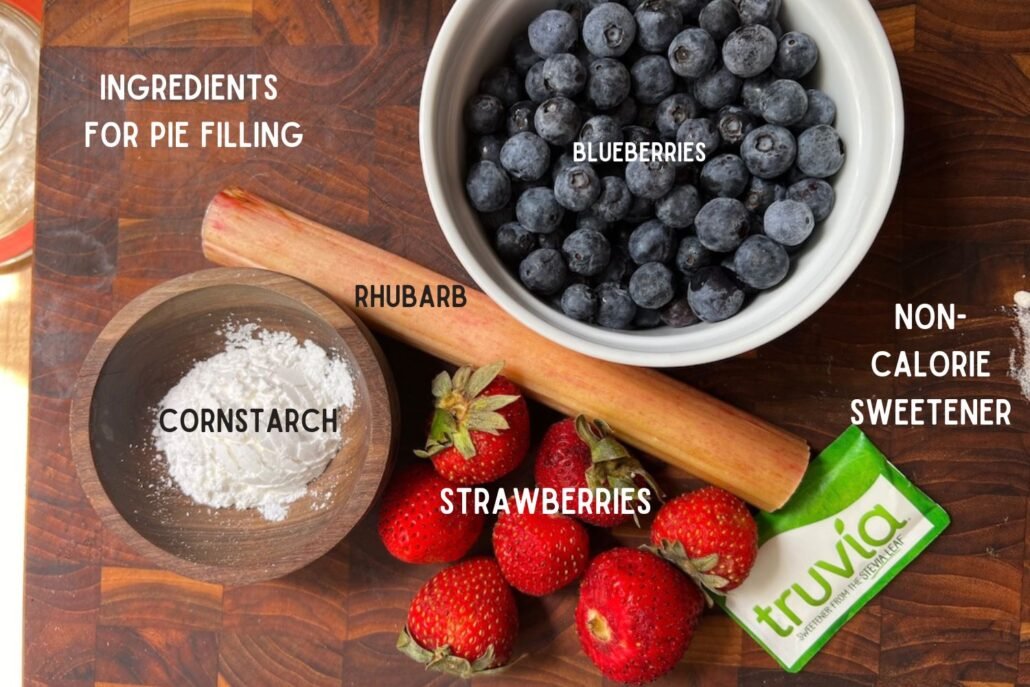 these are ingredients needed to make a pie