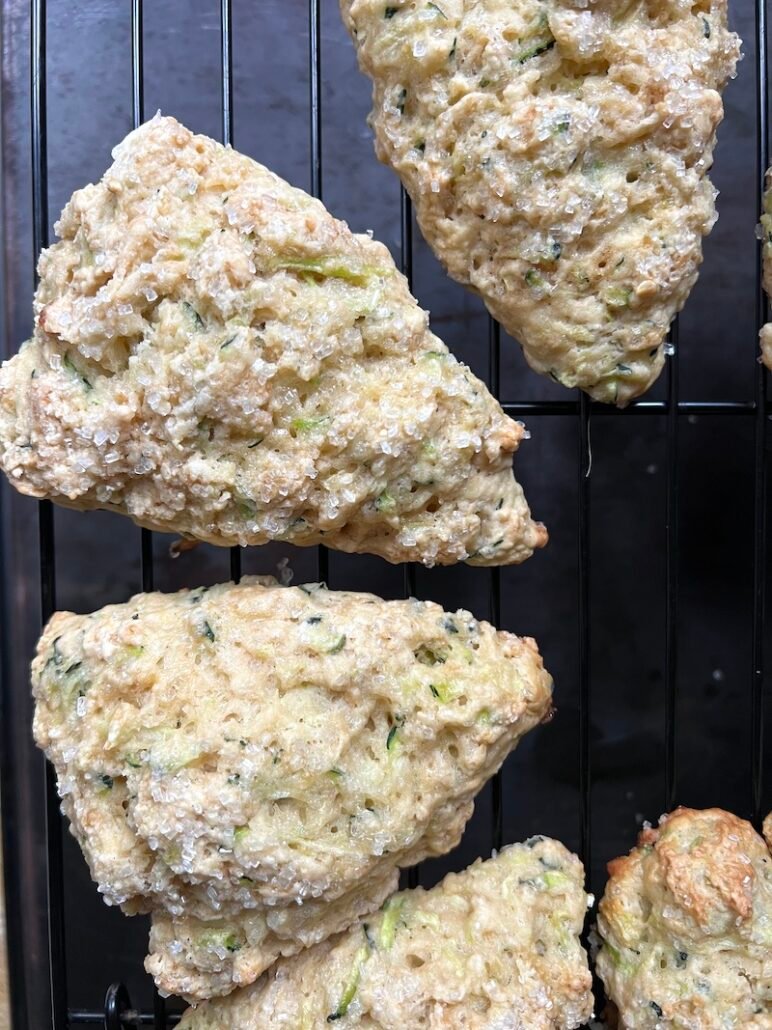 these are zucchini bread scones