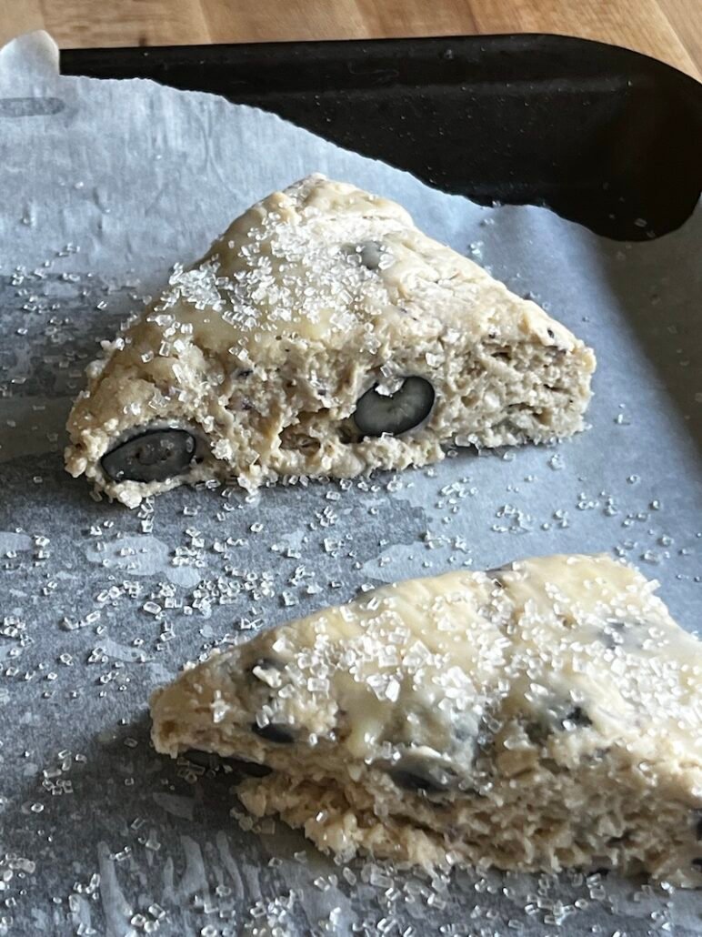 these are sourdough discard scones