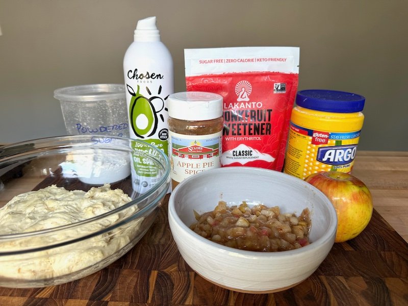 these are ingredients needed to make skinny pizza dough apple fritters 