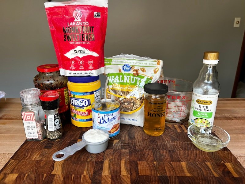 these are ingredients needed to make honey walnut shrimp