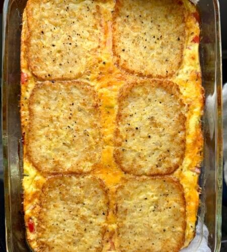 Healthy Hash Brown Breakfast Casserole