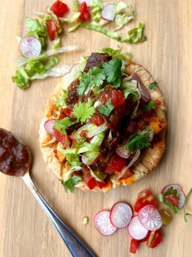 skinny pizza dough sopes