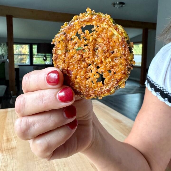 this is crispy delicata squash rings